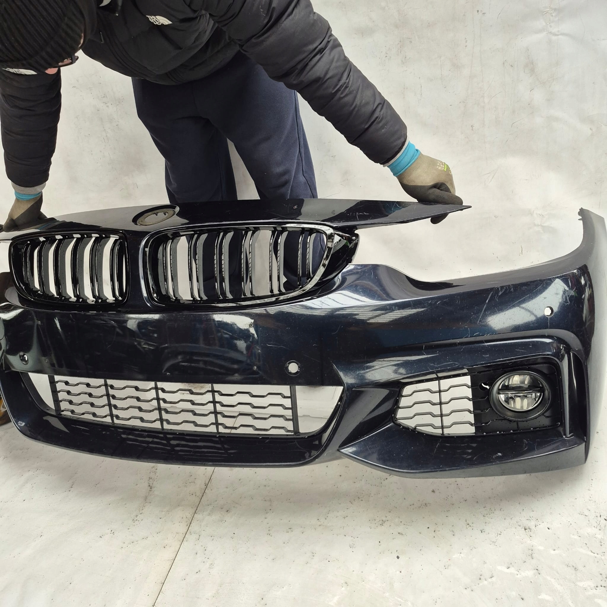 BMW 4 F32 m-packet LCI LIFT bumper front front 4XPDC 8054502
