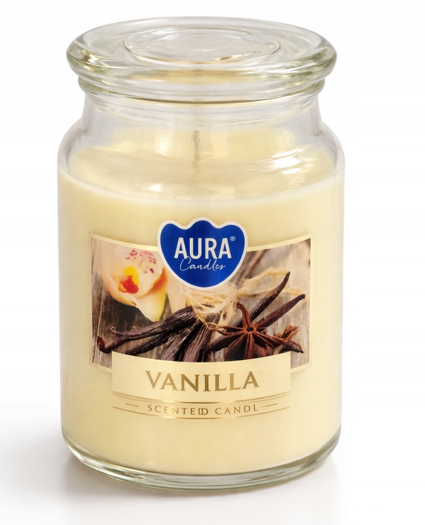 Świeca zapachowa parafinowa Vanilla DUŻY SŁÓJ XL