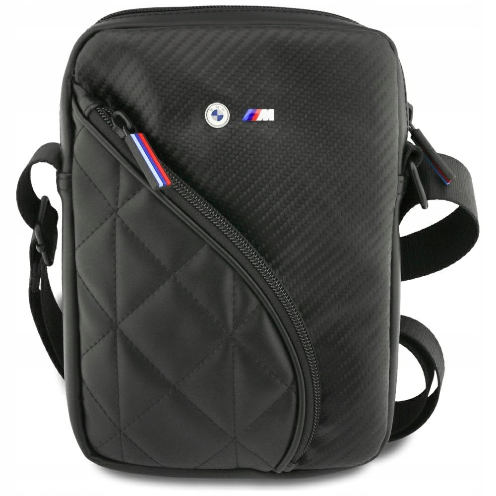Taška Přes Rameno 8 Palců Carbon Pockets&metal Logo Bmw Černá