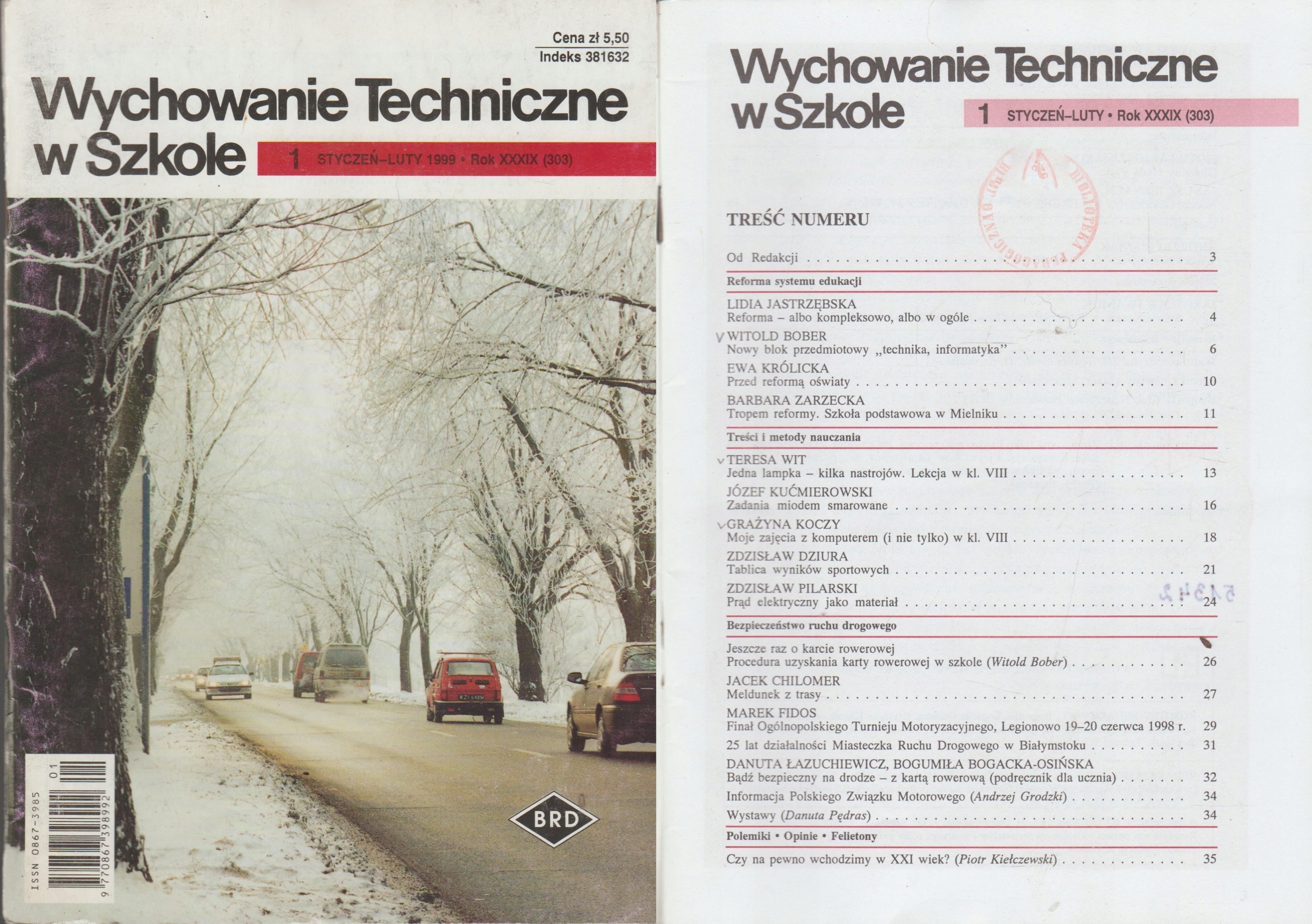 WYCHOWANIE TECHNICZNE W SZKOLE 1/1999