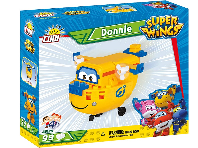 

Cobi Klocki Wings Samolot Donnie Śrubek 99el