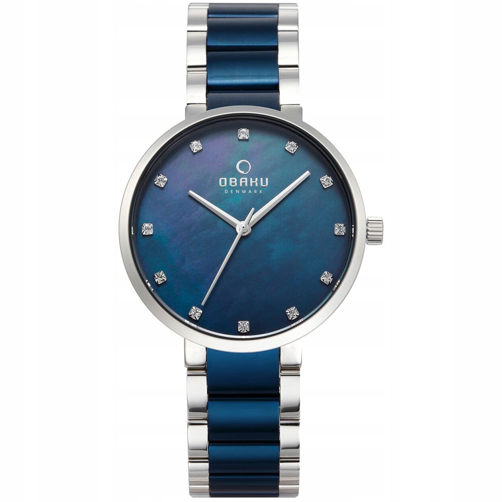 Dámské hodinky Obaku Denmark V189LXCLSL1 Zirkony stříbrné