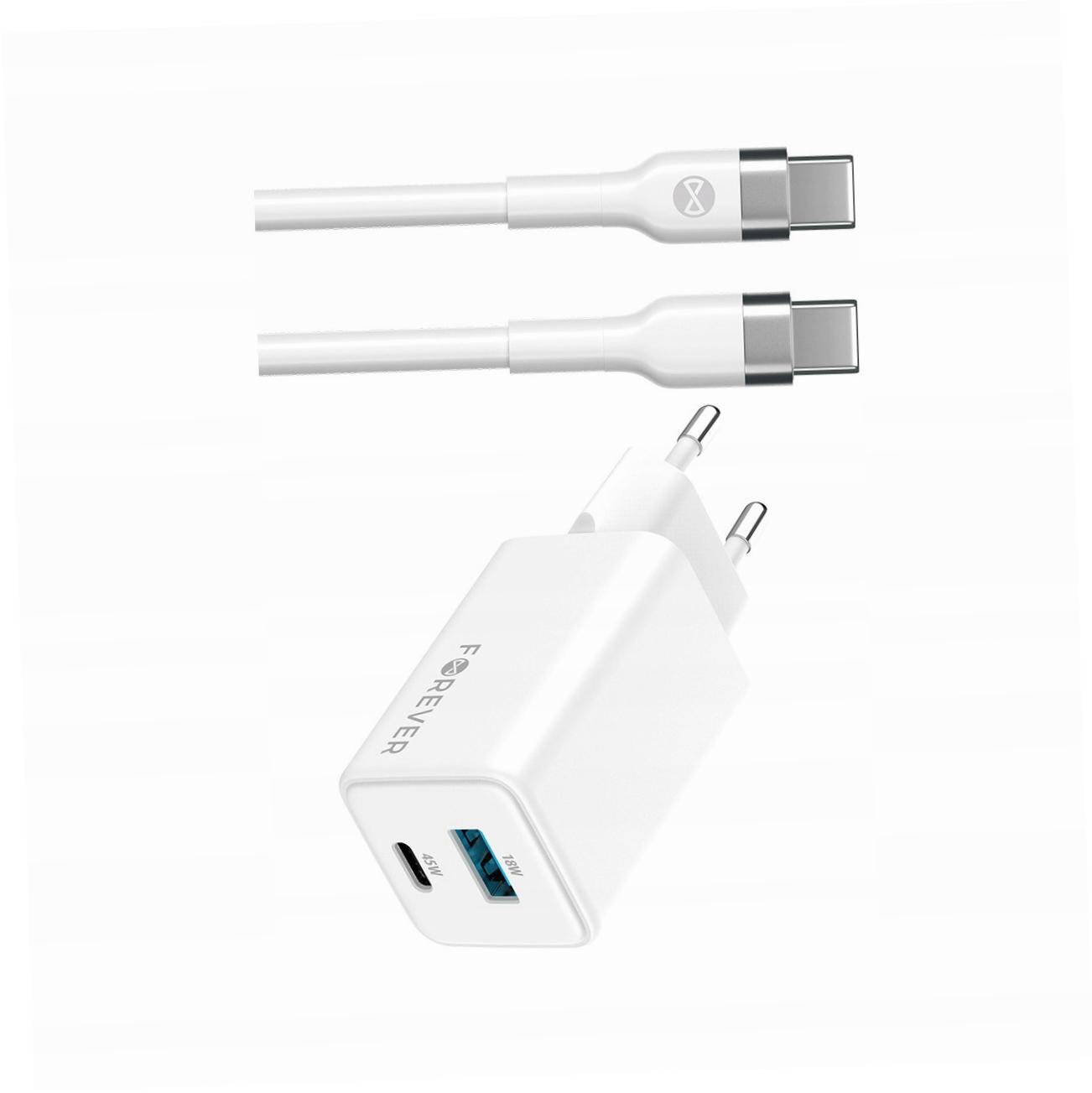 Szybka ładowarka GaN 45W Usb-c z kablem do Samsung Galaxy Z Flip 6