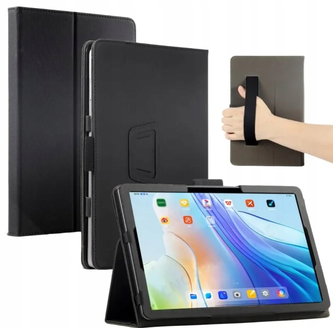 ETUI CASE PODSTAWKA Z UCHWYTEM NA RĘKĘ do TCL TAB 10 Gen2 8496G 10.36 10.4