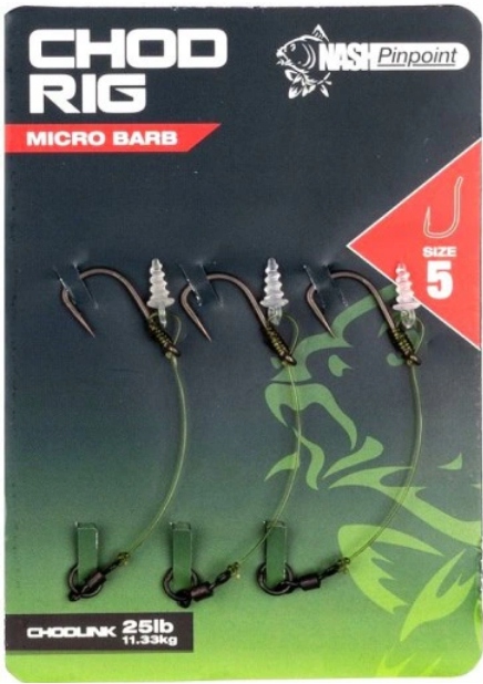 

Przypon Nash Chod Rig Micro Barbed 6 Mb