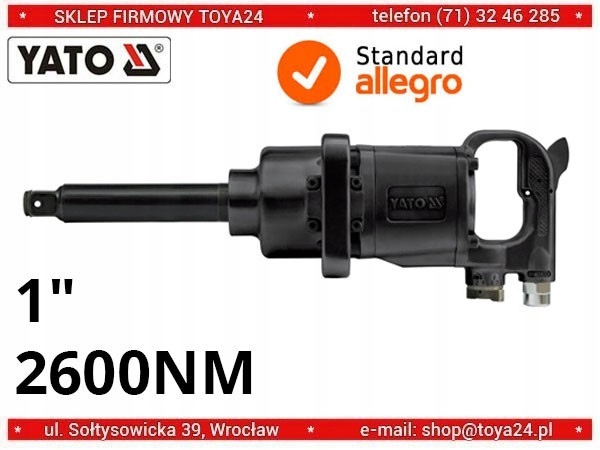 KLUCZ PNEUMATYCZNY 1" 2600Nm YATO Marka Yato