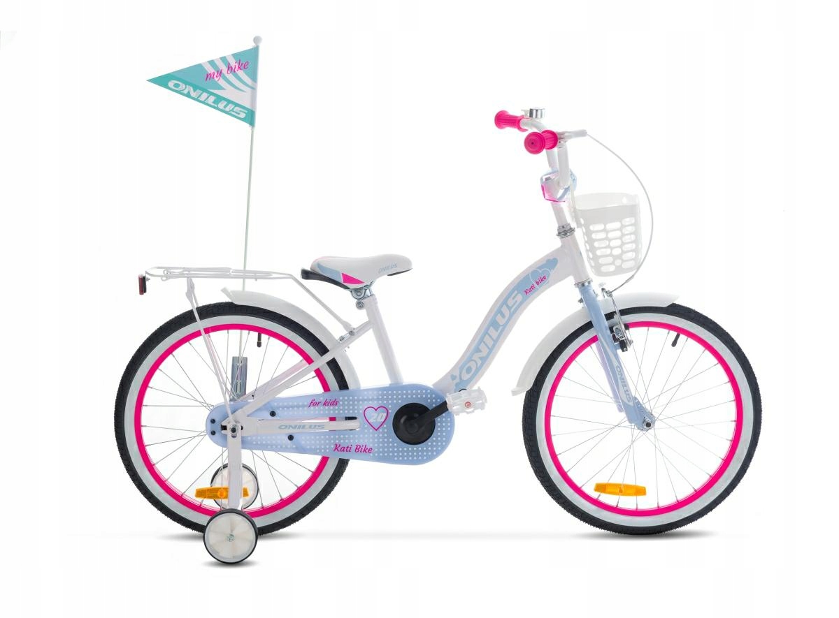 Rower Onilus 20" Kati Girl White-Lilak