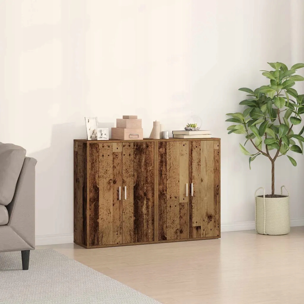 Servírovací skříň Staré dřevo 60 x 31 x 84 cm Kompozitní dřevo Staré dřevo