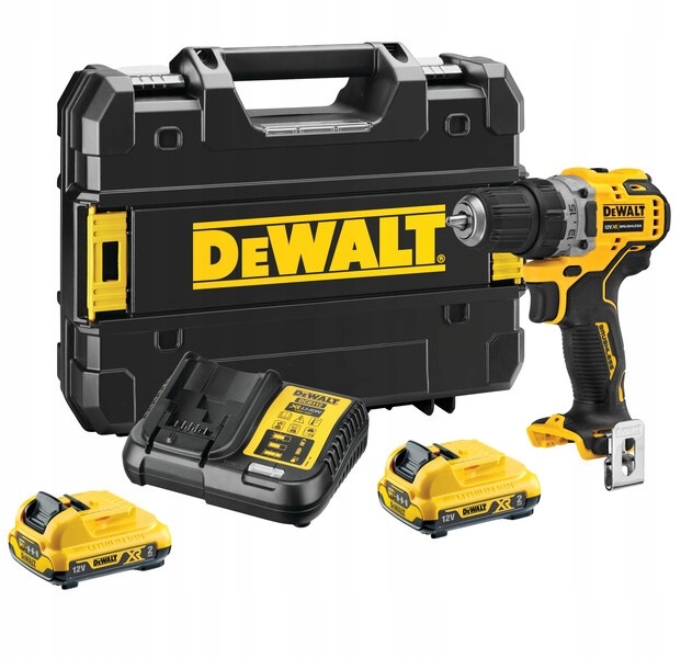 Dewalt DCD701D2 Bezkartáčový Aku Vrtačka 12V 57,5Nm 2x2,0Ah