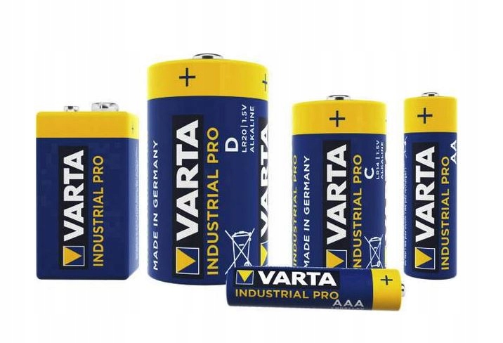 4x BATERIA AA LR06 VARTA Industrial Pro Zestaw Symbol baterii AA (R6)