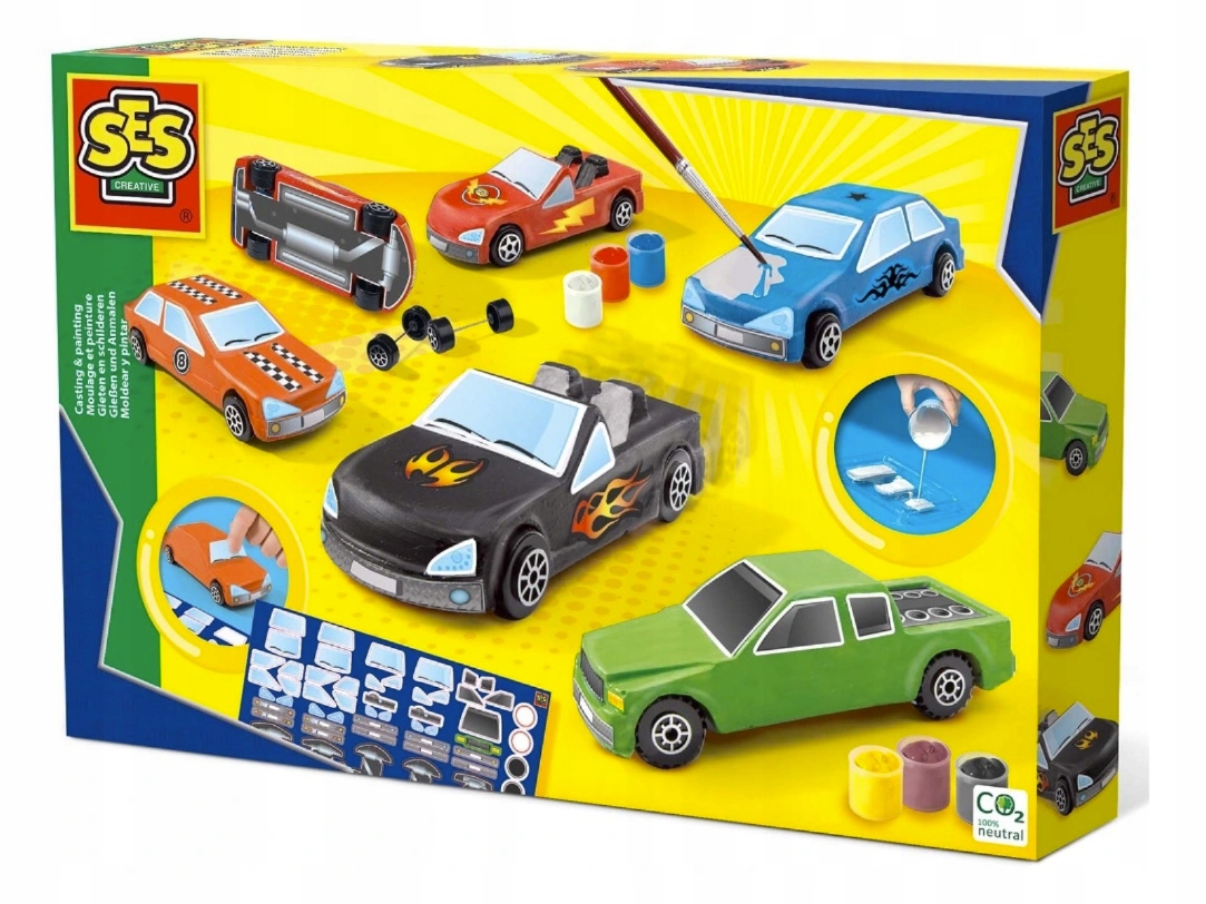 ТВОРЧЕСКИЙ НАБОР ЛИТОЙ ГИПСОВЫЙ - Автомобили