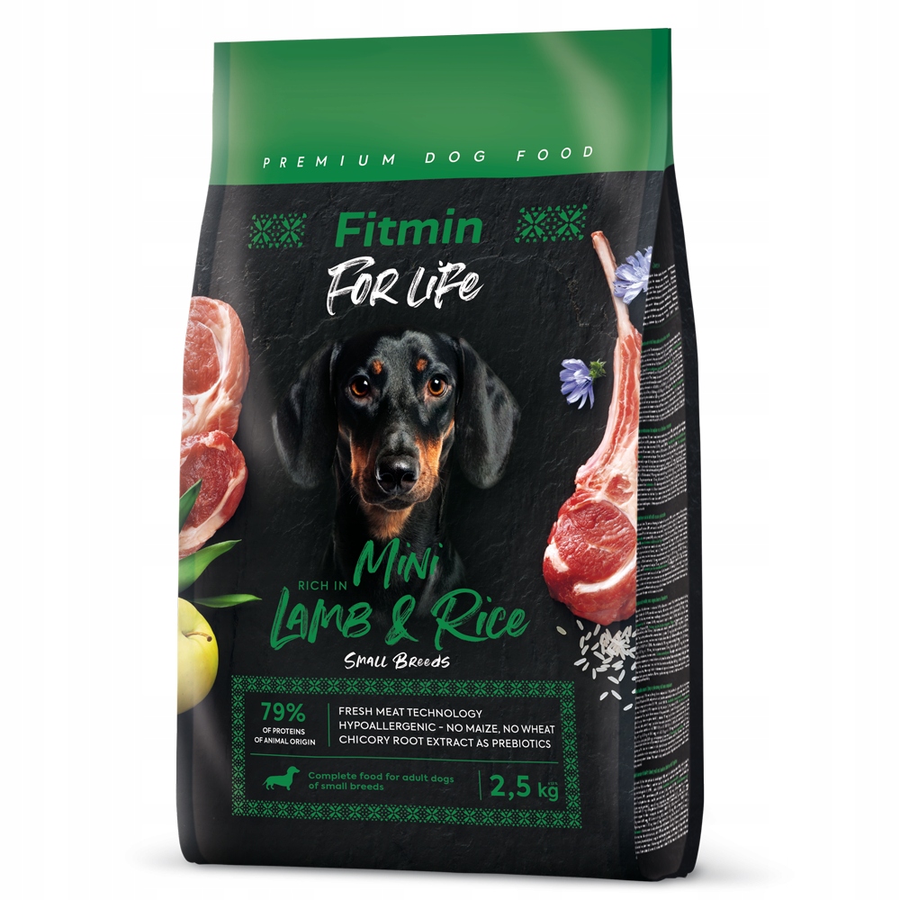 Fitmin For Life Lamb&Rice Mini Hypoalergenní Krmivo 2,5 Kg