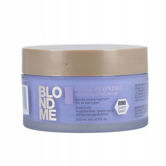 Schwarzkopf BLONDME Cool Blondes maska 200ml
