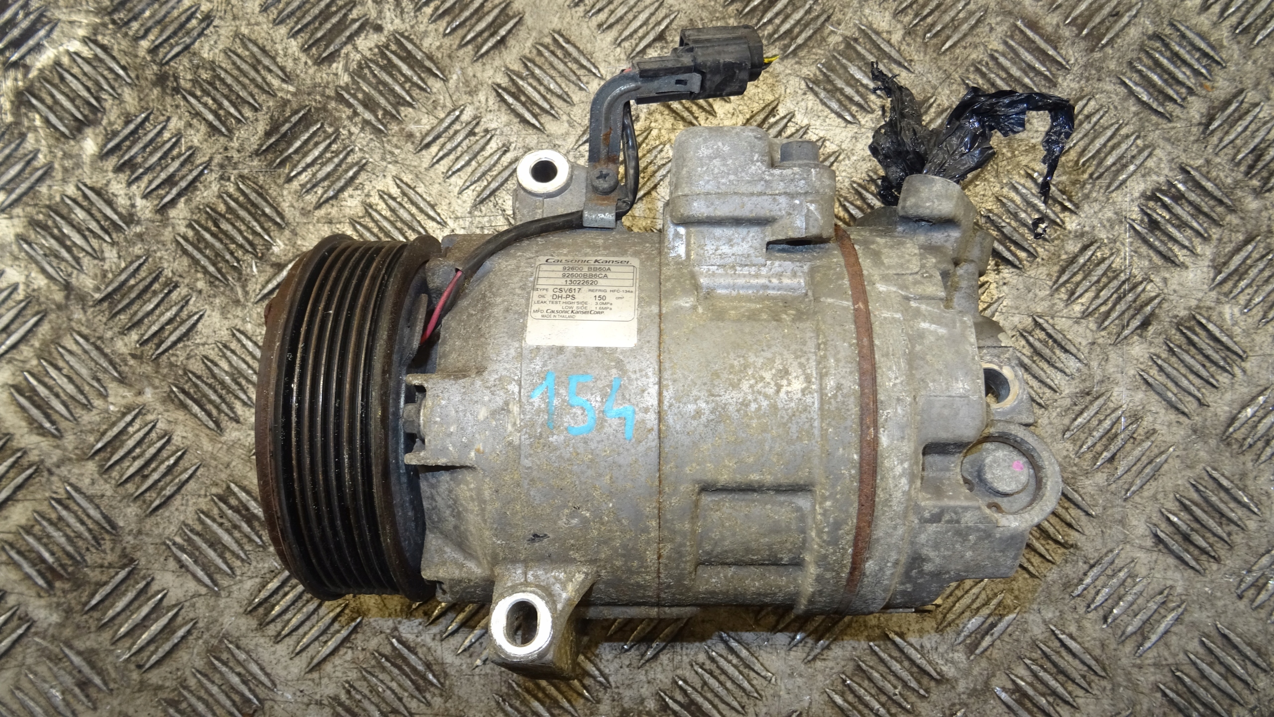Nissan OE 92600BB60A qashqai compressor; compressor NR 154