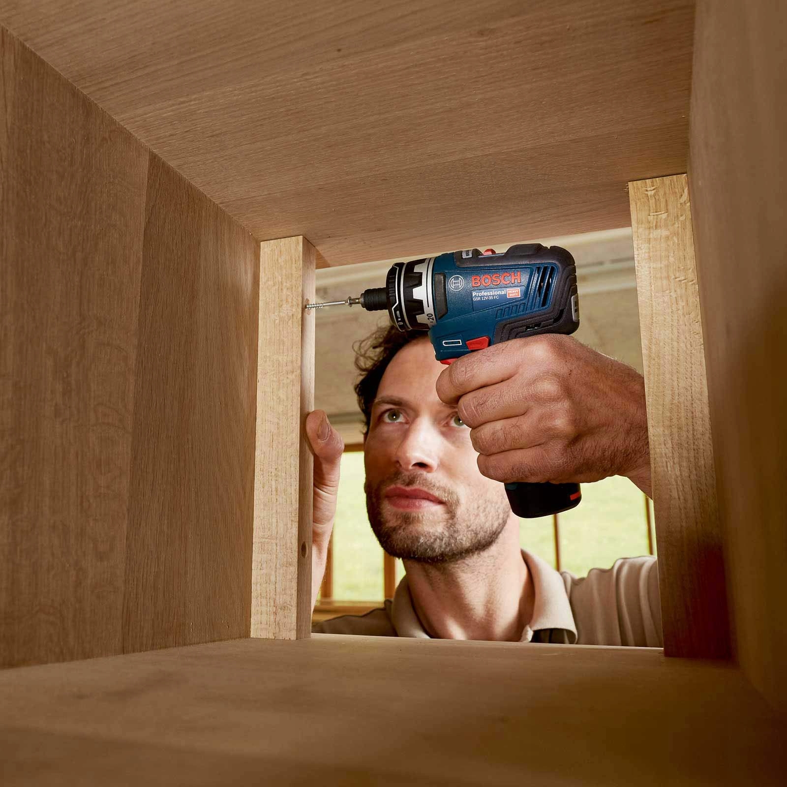 BOSCH Professional Wiertarko-Wkrętarka 12V GSR 12V-35 FC FlexiClick System — miniatura 2