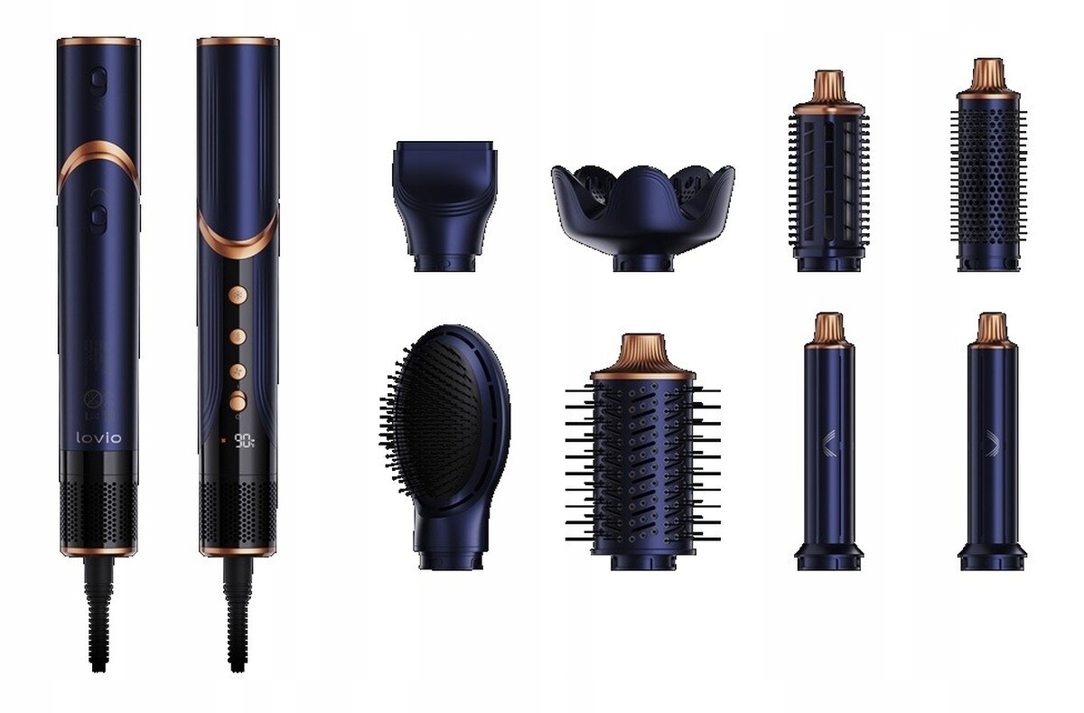 Lovio Multistyle airstyle fén-kulma 8v1 na vlasy lvhs001bl