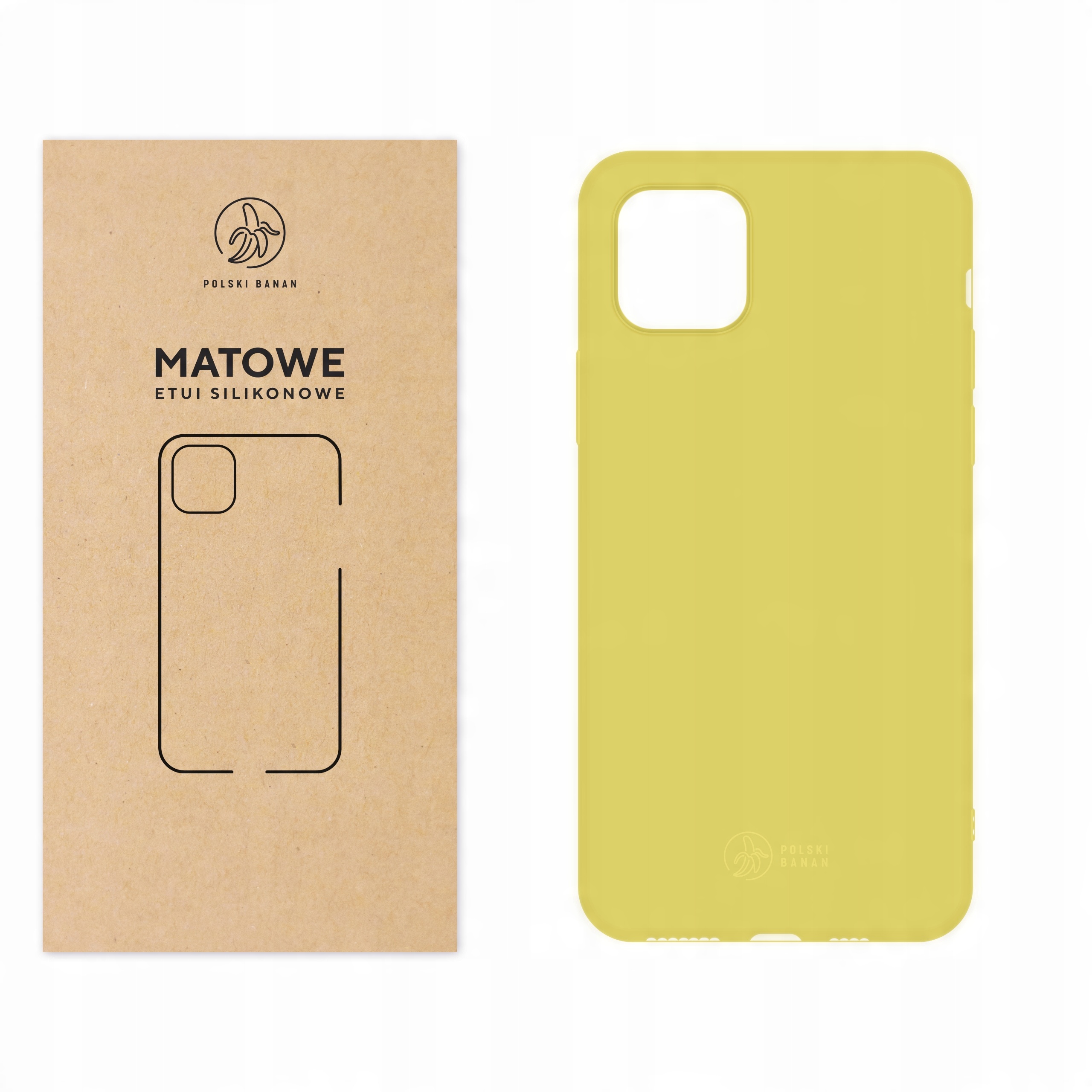 

Etui Matowe do iPhone 11 Pro Max żółte