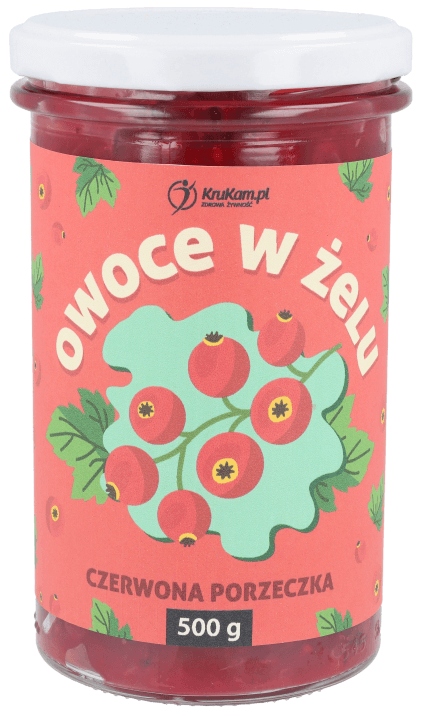 Levně 2x Krukam Fruželina s erytritolem Červený rybíz 500 g