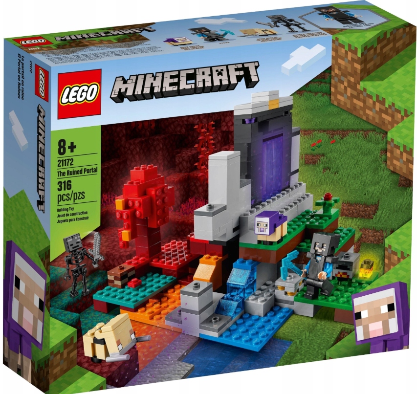 Klocki Lego Minecraft 21172 Zniszczony Portal
