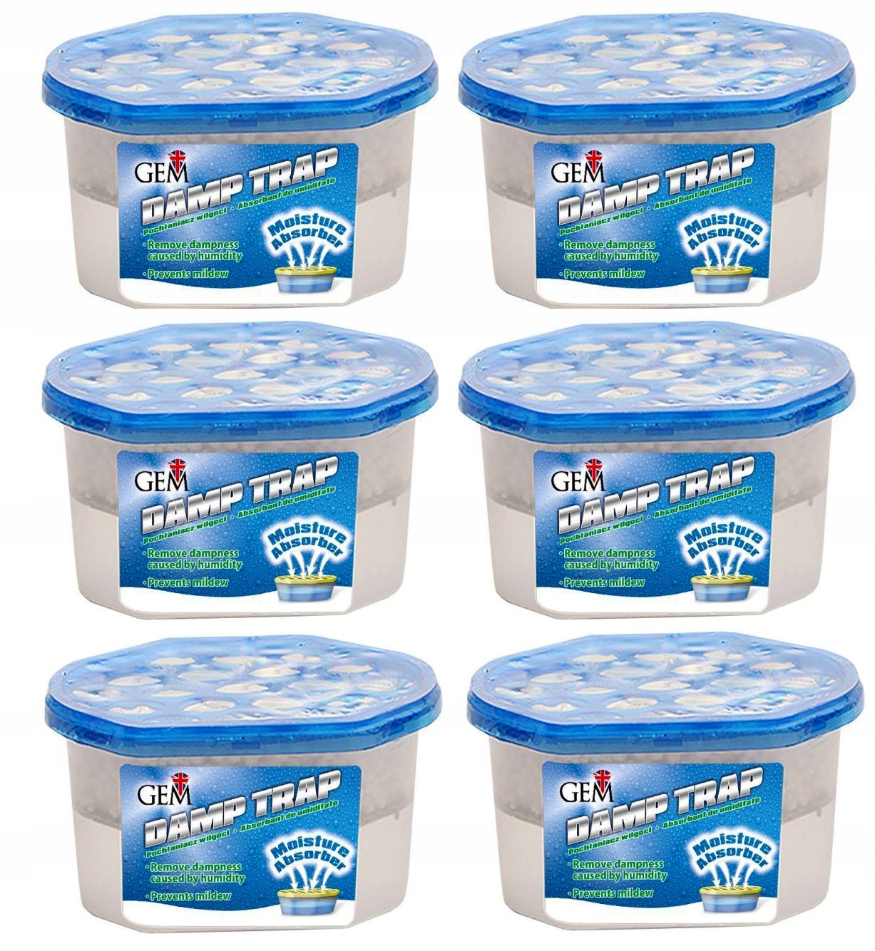 

Pochłaniacz wilgoci Gem 400 ml wilgoć 3w1 x 6