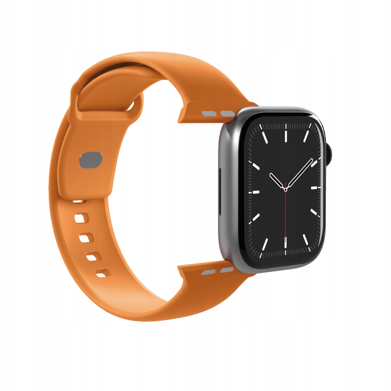 Silikonový Pásek Pro Apple Watch 44/45/46/49 MM Icon Oranžový