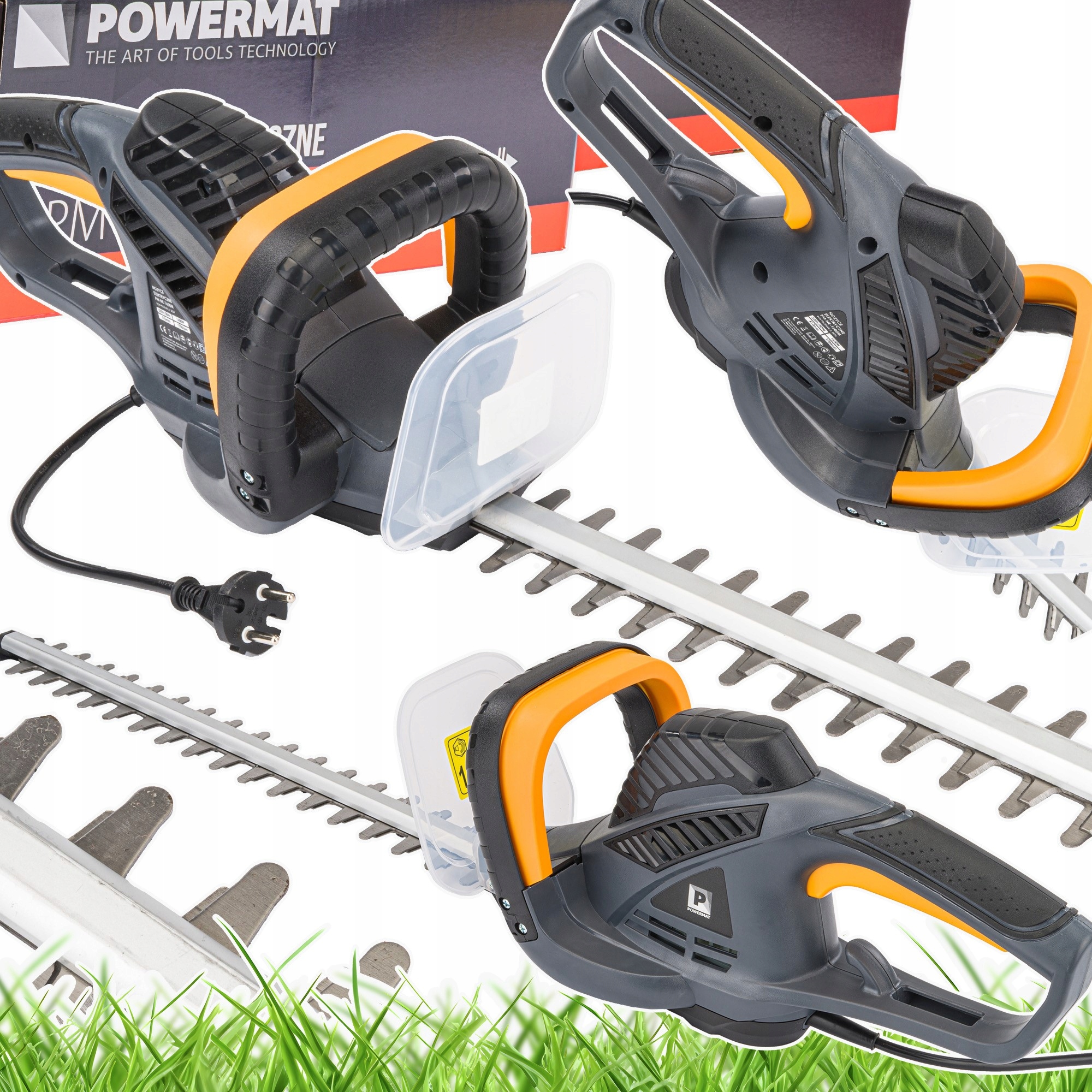 Elektryczne Nożyce Do Żywopłotu Gałęzi Krzewów 1600W 510MM Sekator Duża Moc