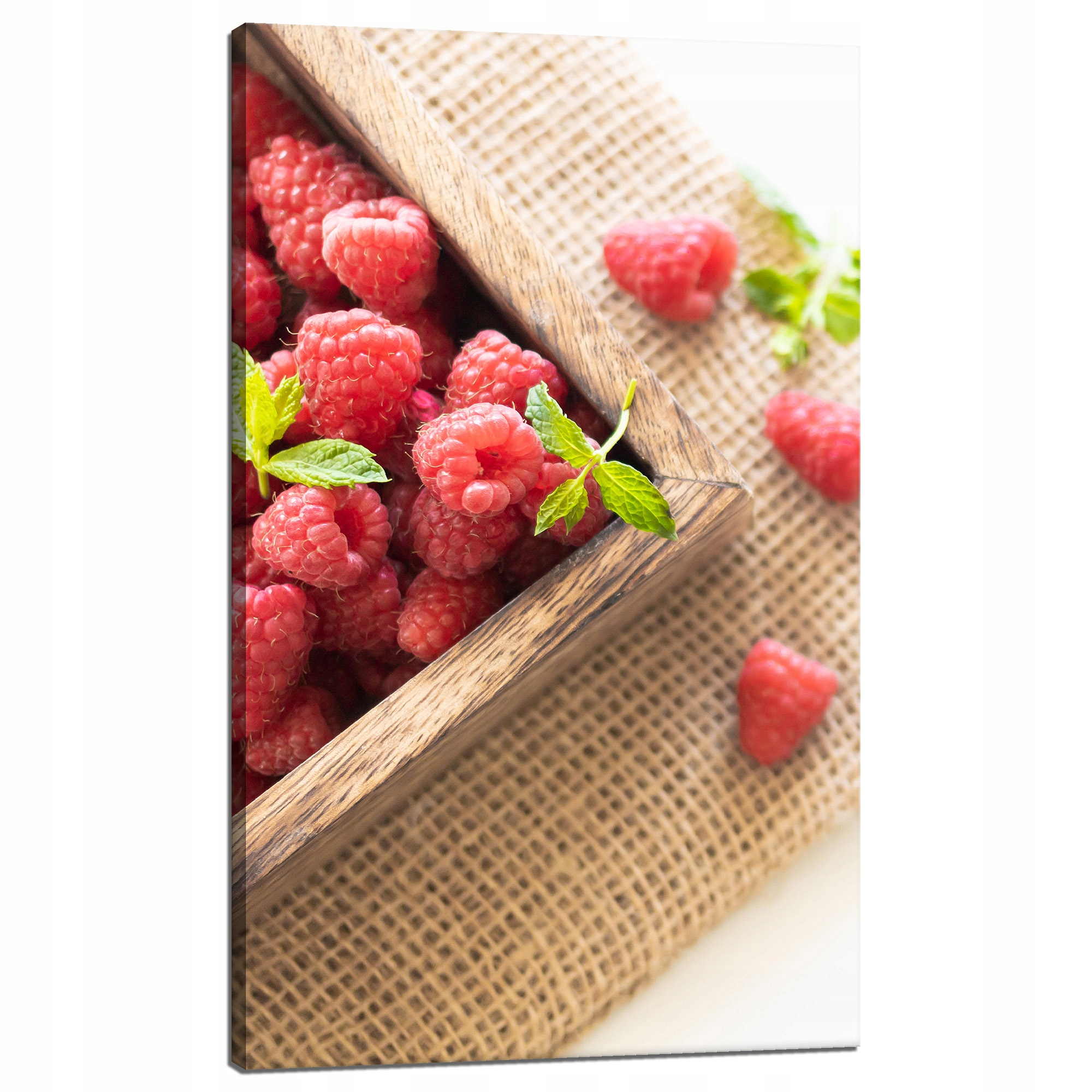 Obraz na plátně Svěžest letních malin Ovoce Jaro 60x100