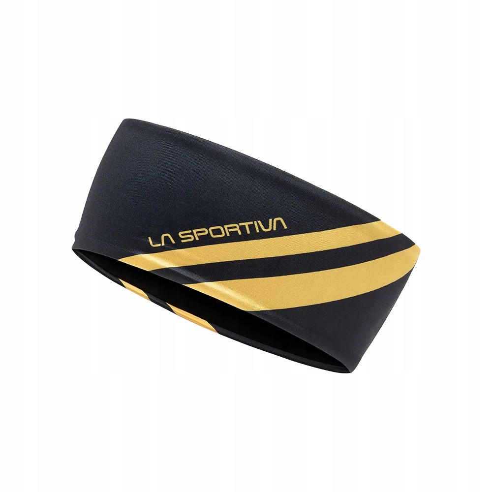 Opaska La Sportiva Diagonal Headband Black/Yellow