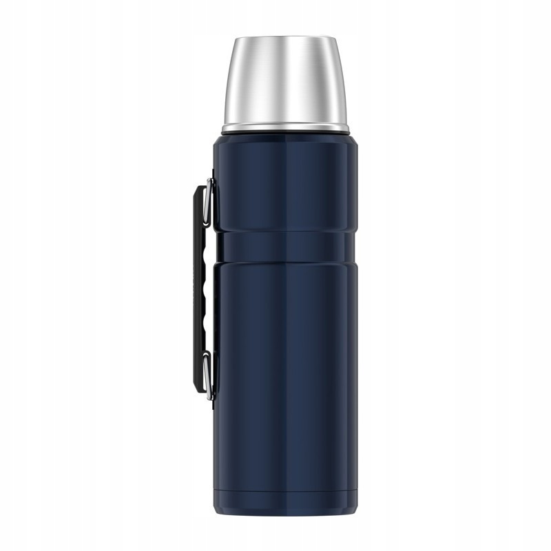 Velká termoska s držákem na nápoje 2 l tmavě modrá Thermos