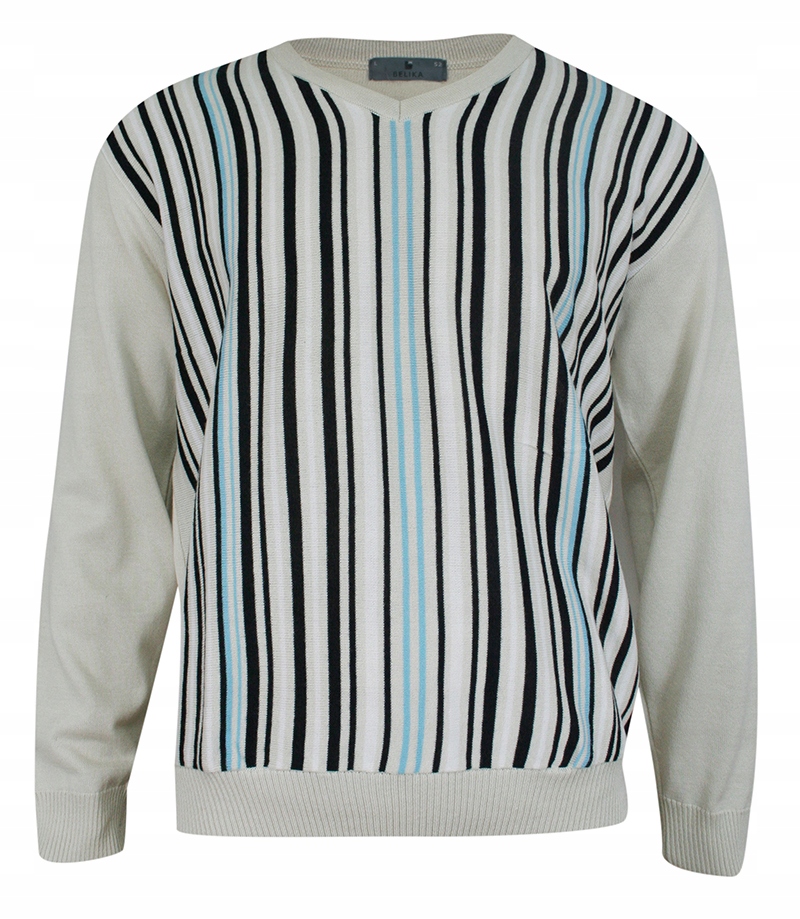 Béžový pánský svetr se srdíčkem Belika XL