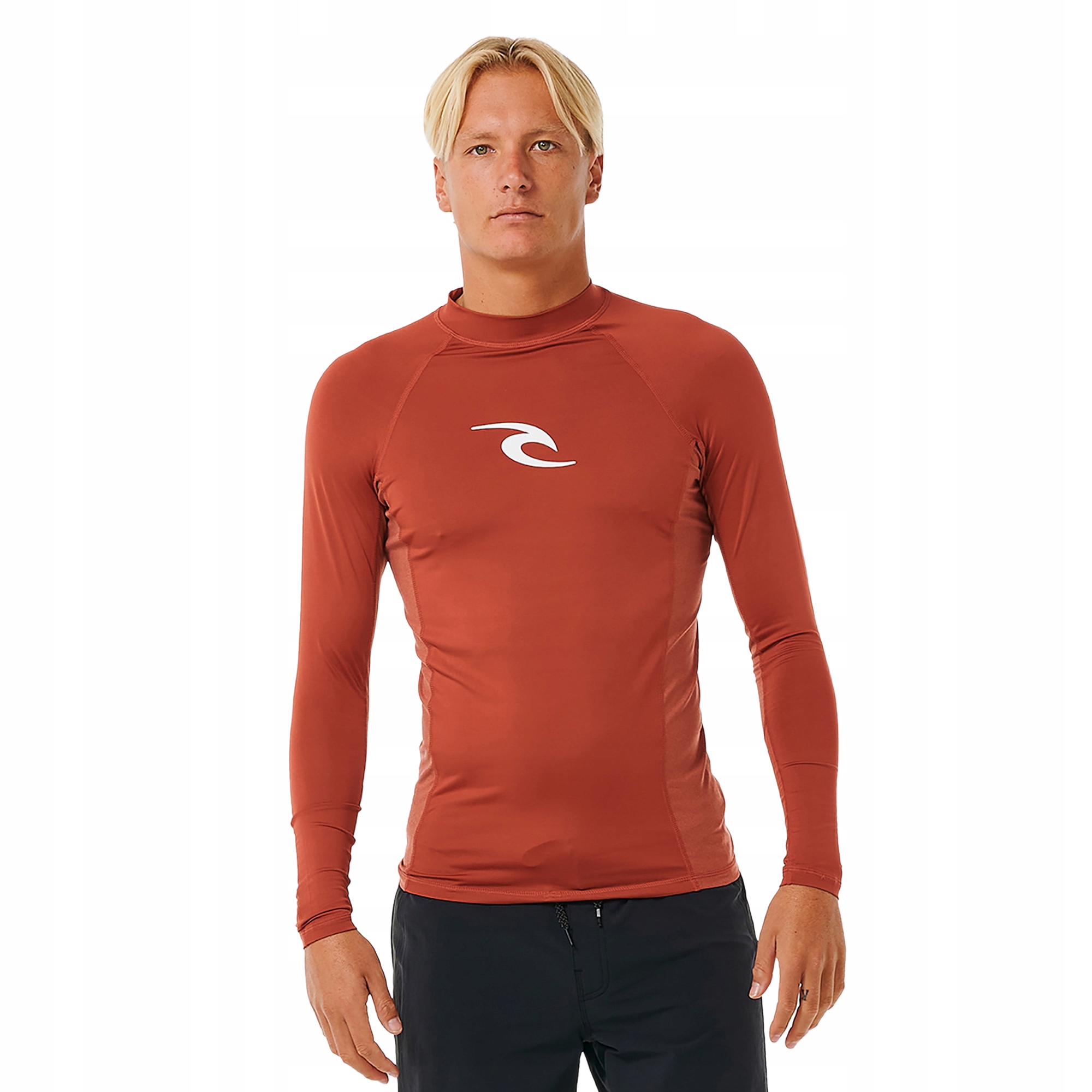 Longsleeve do pływania męski Rip Curl Waves Upf Perf L/S red M