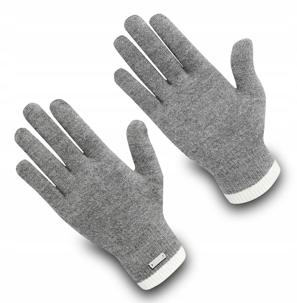 Rękawiczki merynosowe City Walk Rider S/Smoke/Białe