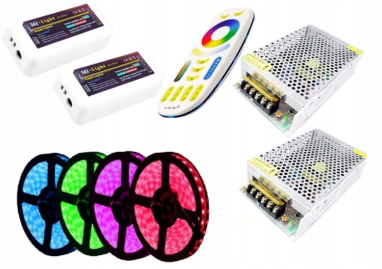 Set Led 300 Rgb 5050 IP68 Mi-Light Premium 20 m