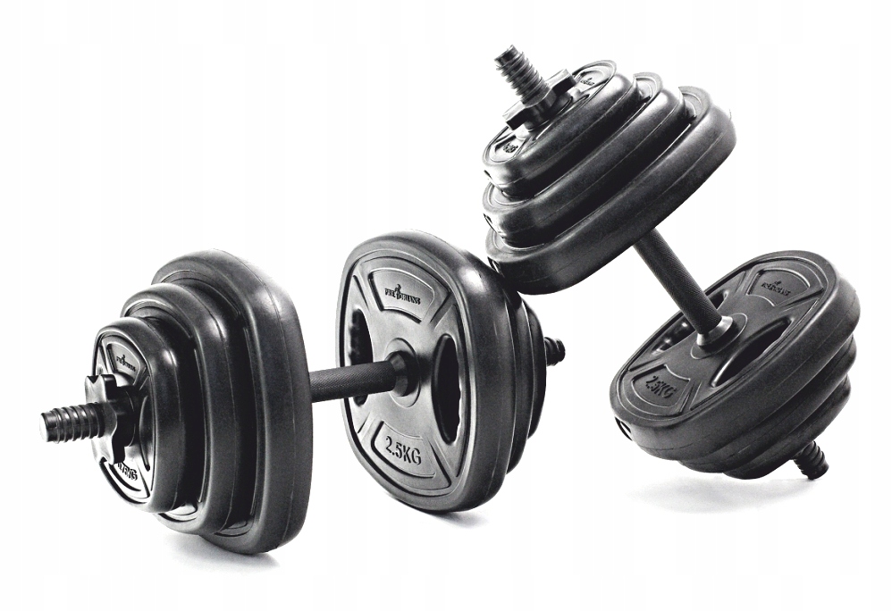 Zestaw V3 hantli 2x10kg hantle 12 talerzy 20kg — 6