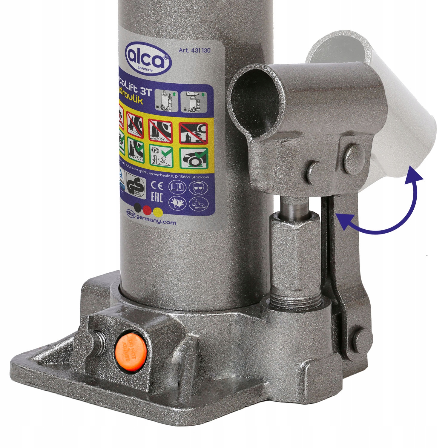 ALCA Podnośnik hydrauliczny 3t + WALIZKA Marka Alca