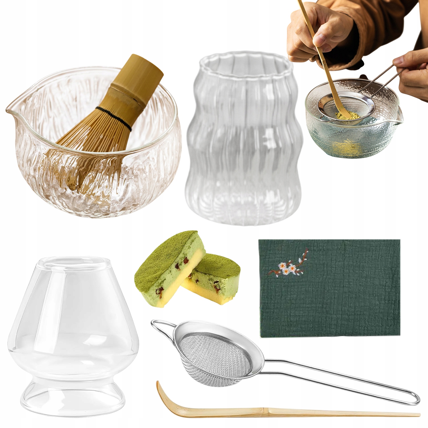 Levně 7 Ks Sada Na Čaj Matcha, Sada Bambusových Nástrojů