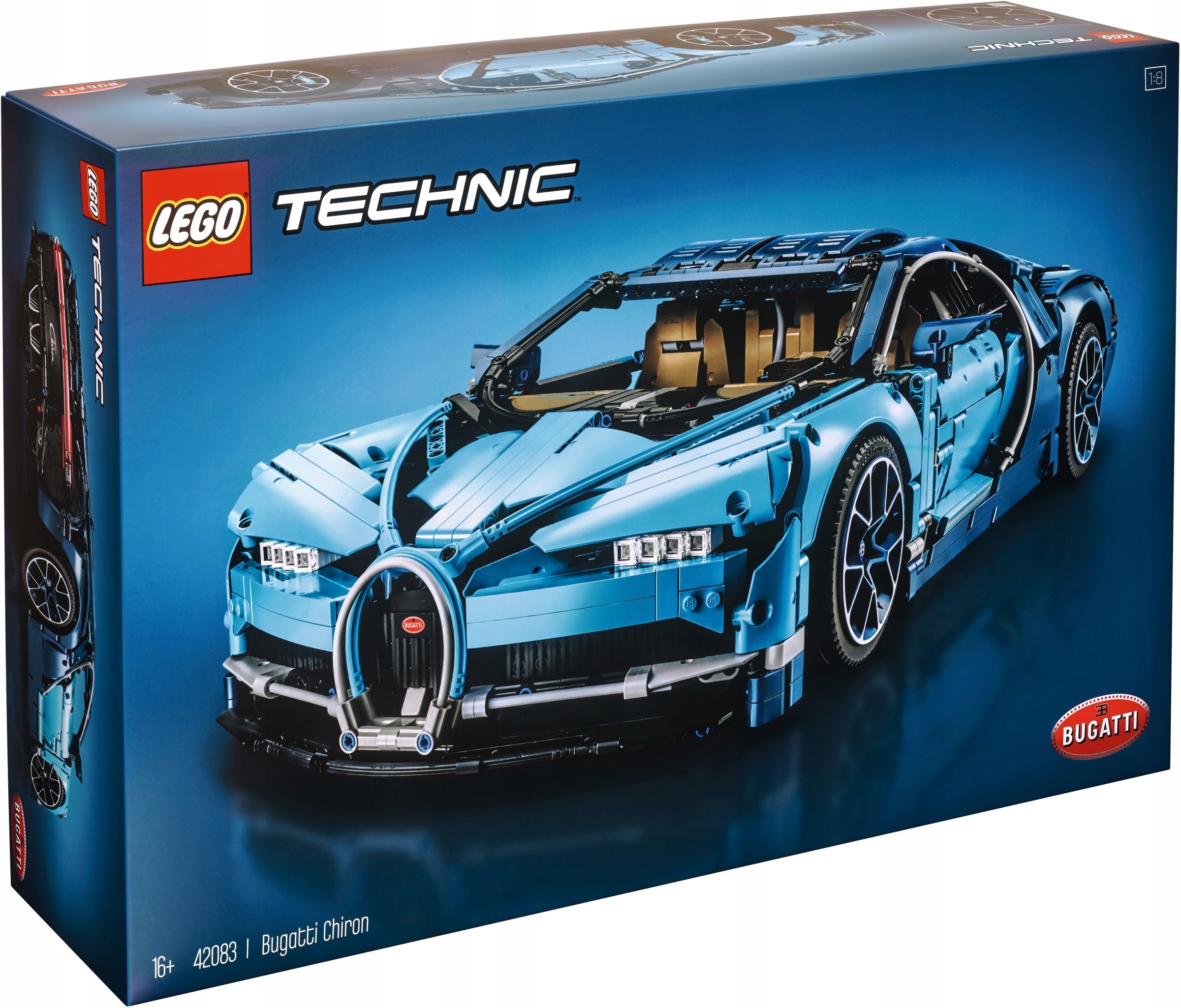 LEGO TECHNIC BUGATTI Chiron (42083) Box And Instructions EUR 187