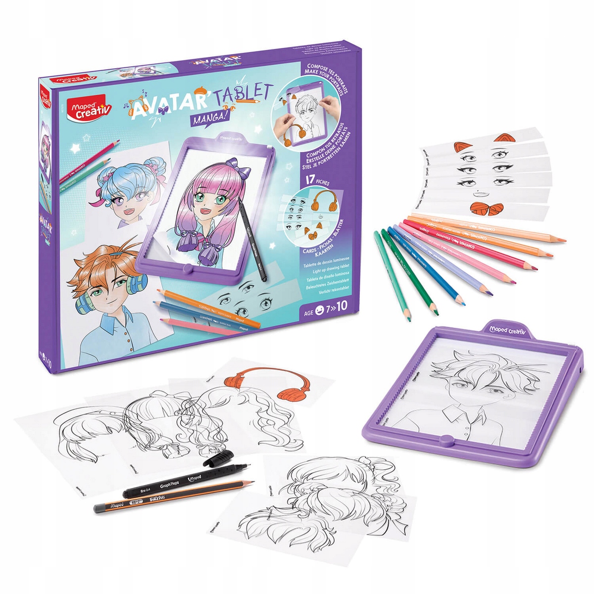 Tablica podświetlana MAPED CREATIV Avatar Studio Manga Kod producenta 907076