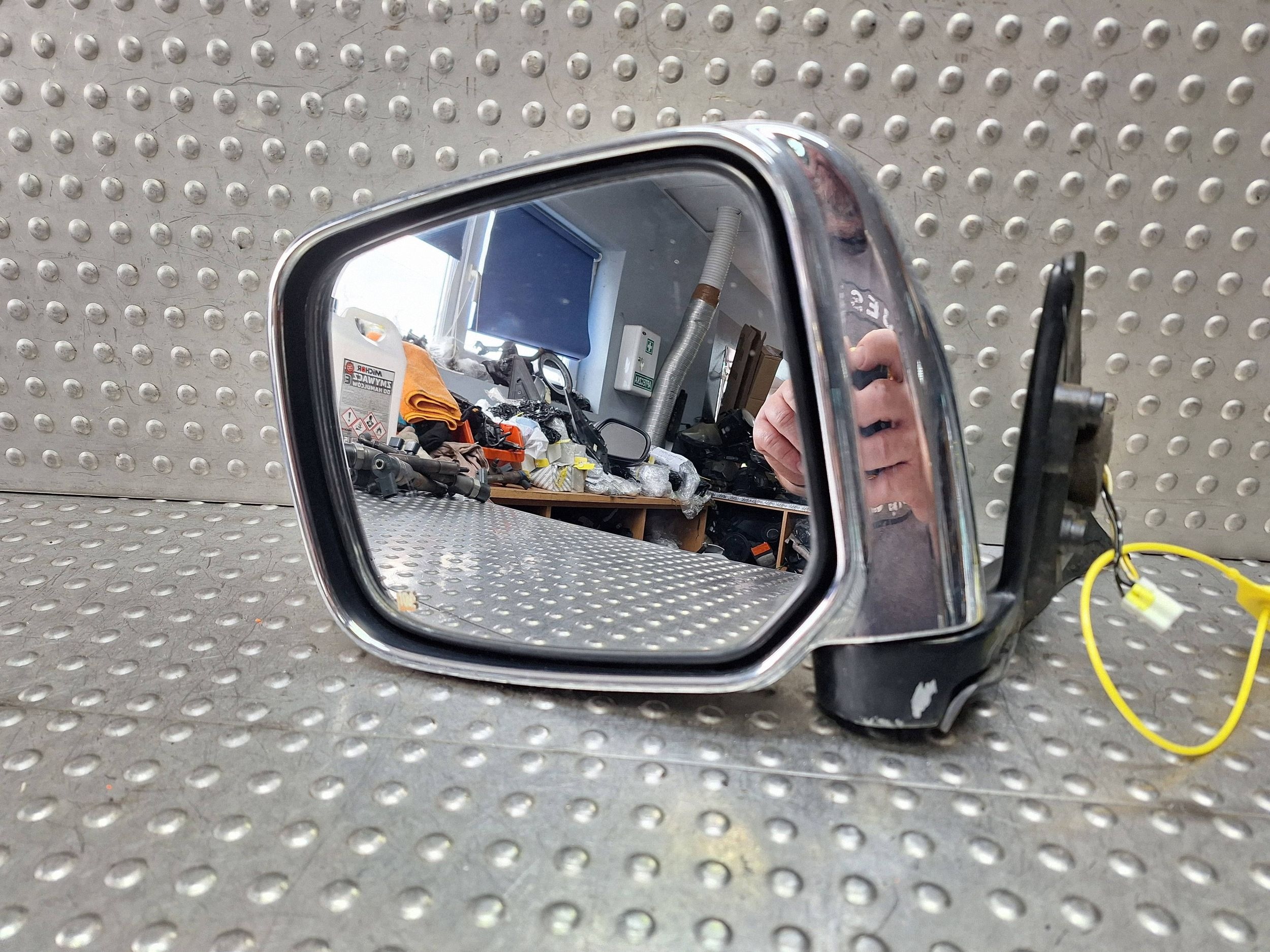 mirror left MITSUBISHI L200 II 96-06 CHROM 5 PIN EUROPA