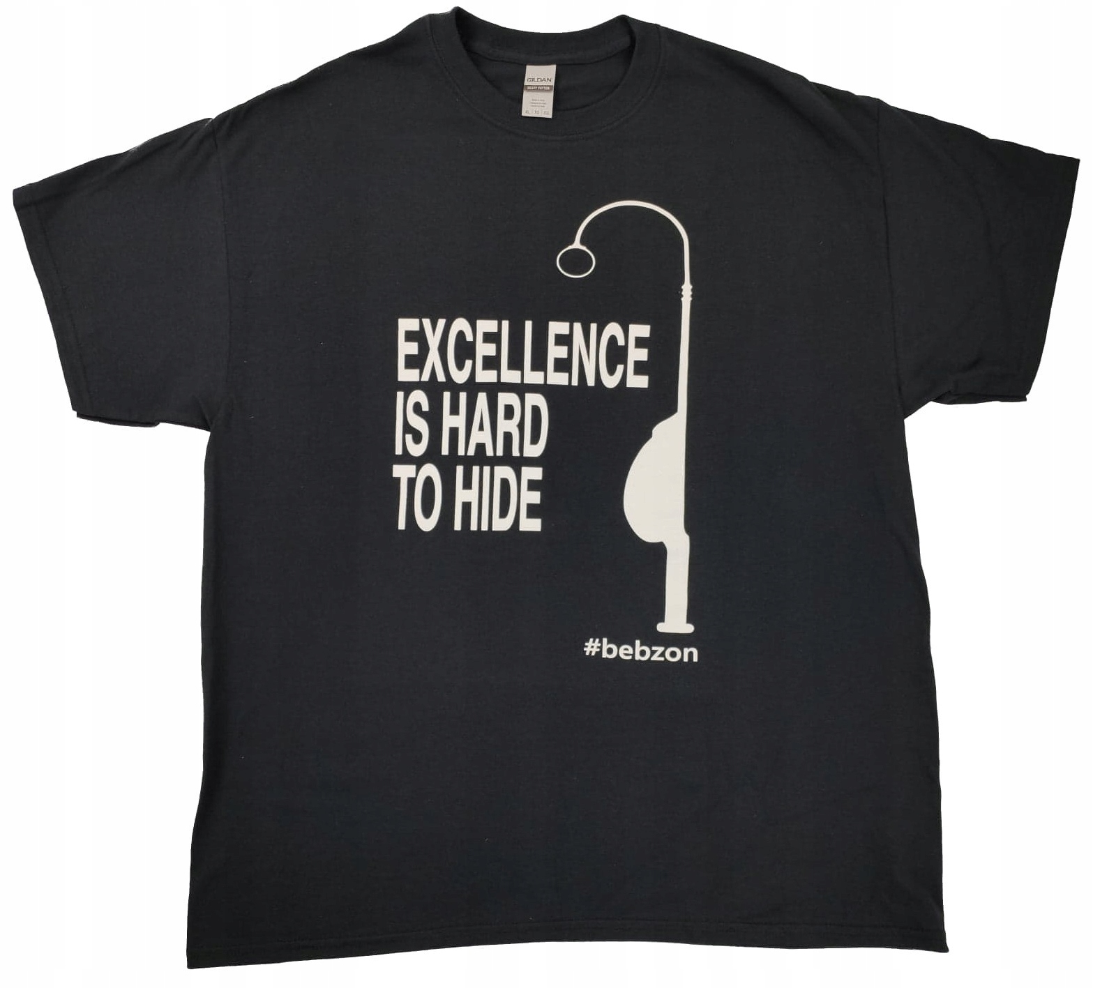 

Męski T-shirt z nadrkuiem #bebzon rozmiar XL