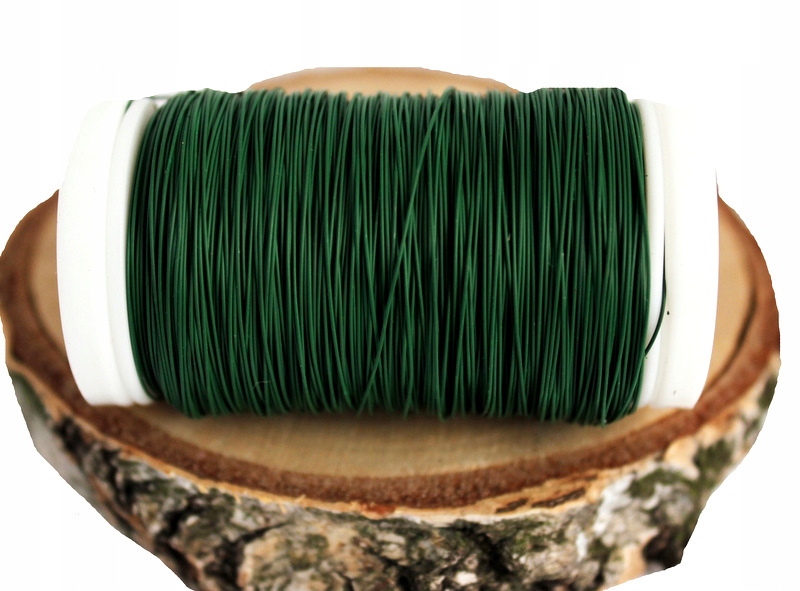 

Szpulka Drut Florystyczny Stalowy Zielony 100g