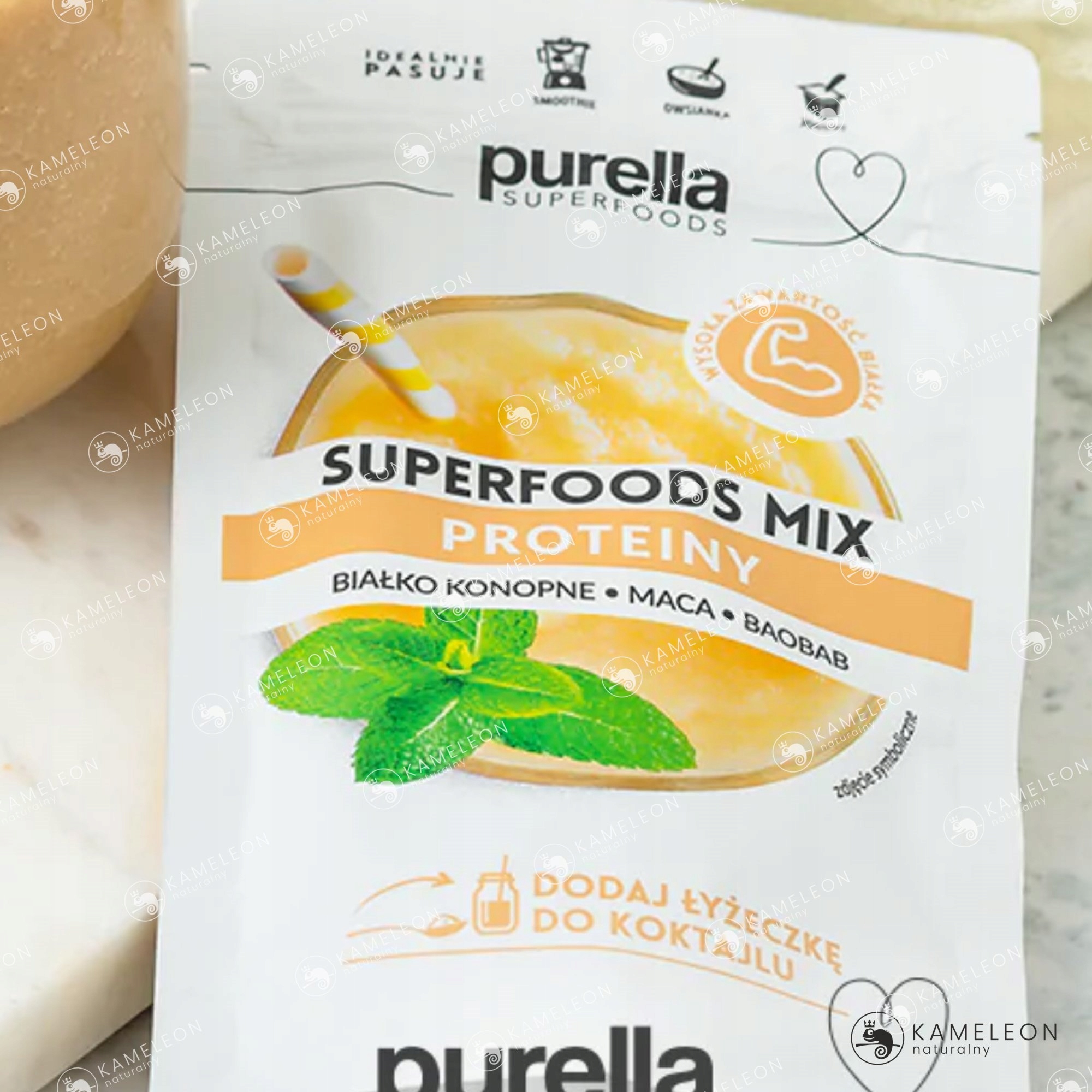 PURELLA Superfoods протеины белок мака баобаб 40г торговое название SuperfoodsMIX протеины 40 г