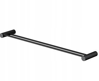 Věšák na ručníky dvojitý černý Cersanit Zen S951-885 Modní Moderní