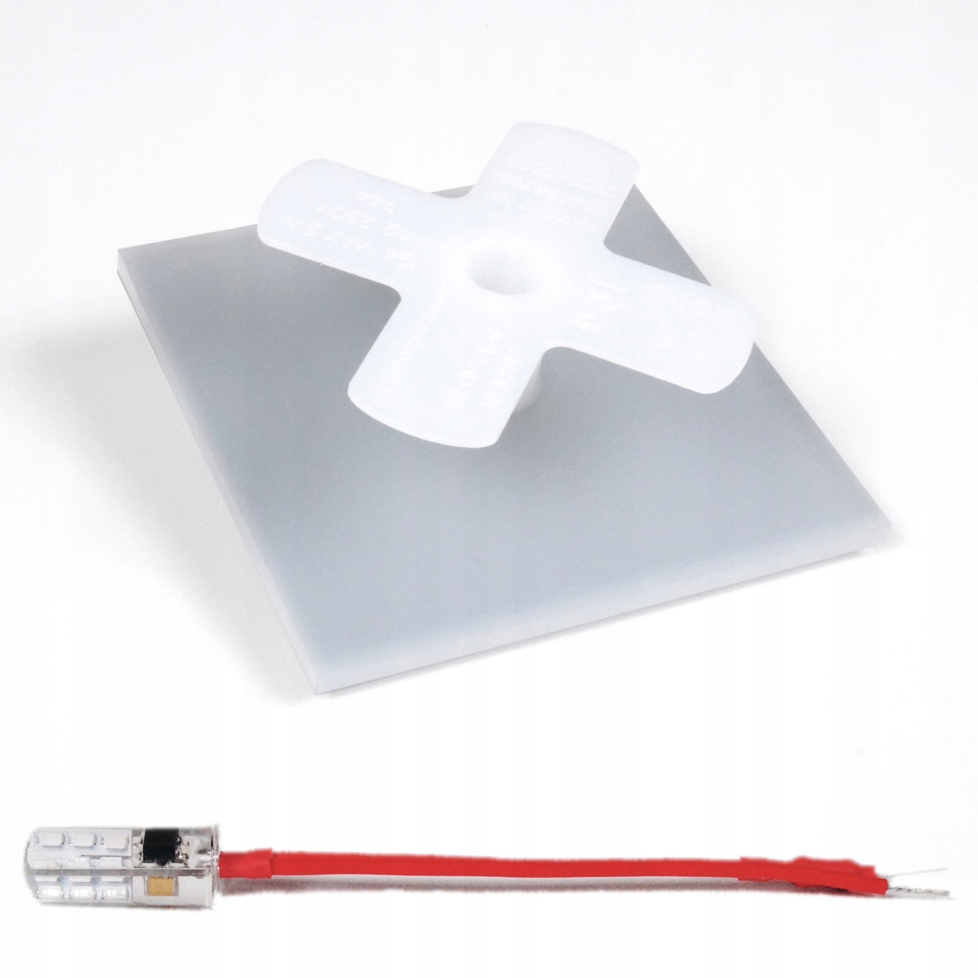 Oświetlenie schodowe oprawa oświetleniowa lampka schodowa LED 230V Q2 DĄB Kod producenta LEDQ2DĄB