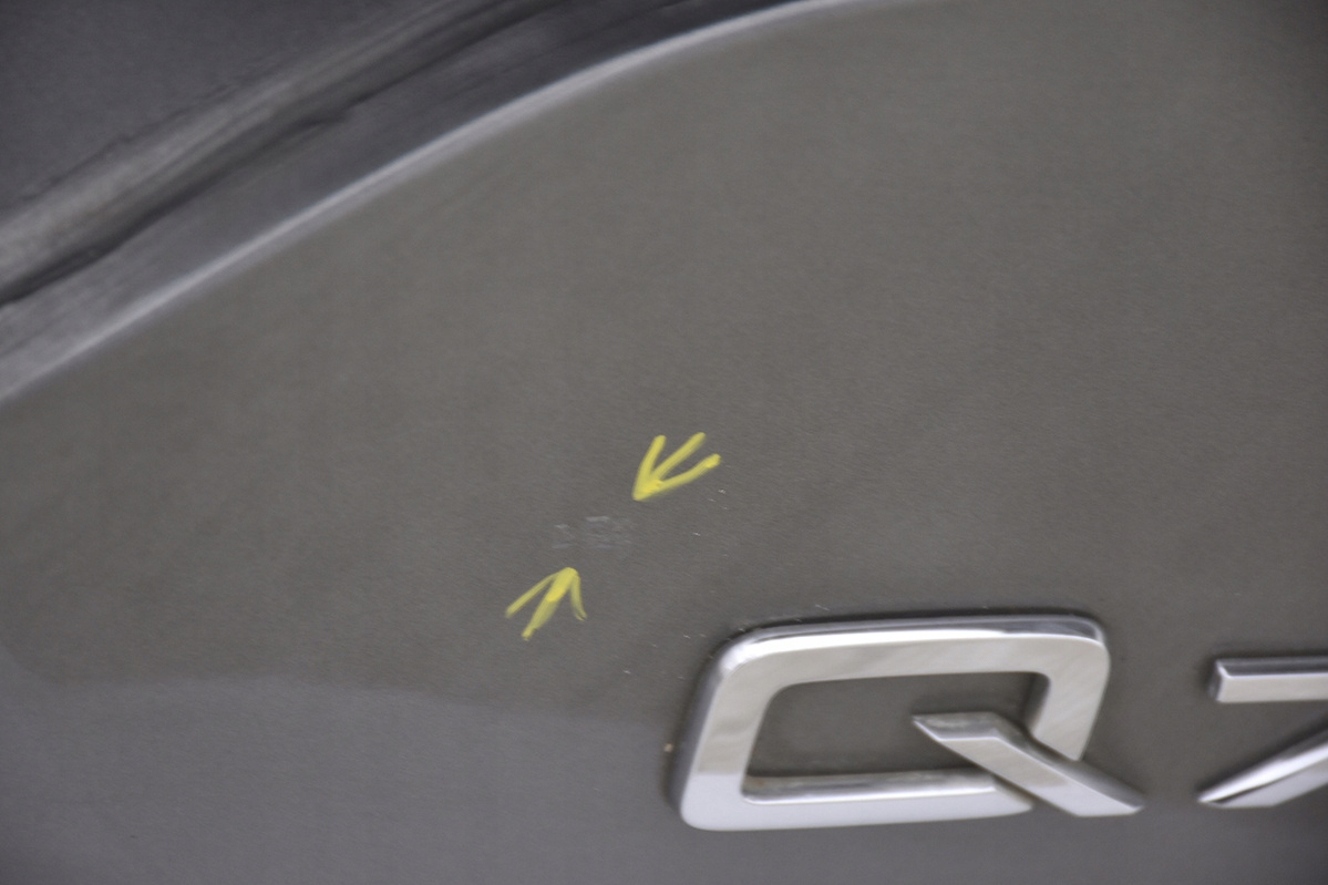 boot doors rear part AUDI Q7 4L LIFT KAMERA