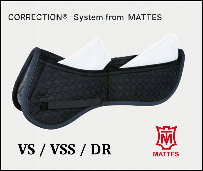 Podkładka korekcyjna bez futra Mattes 4 kieszenie Correction System Vs L