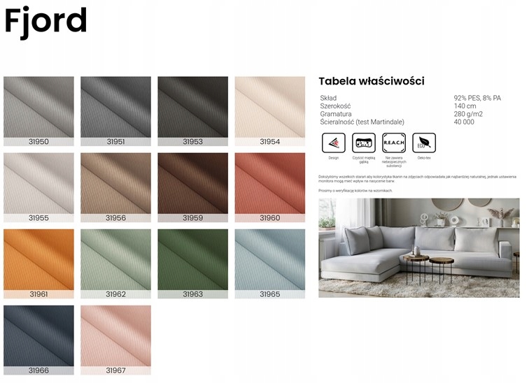 Poduszka siedzisko na wymiar Szerokość mebla 60 cm