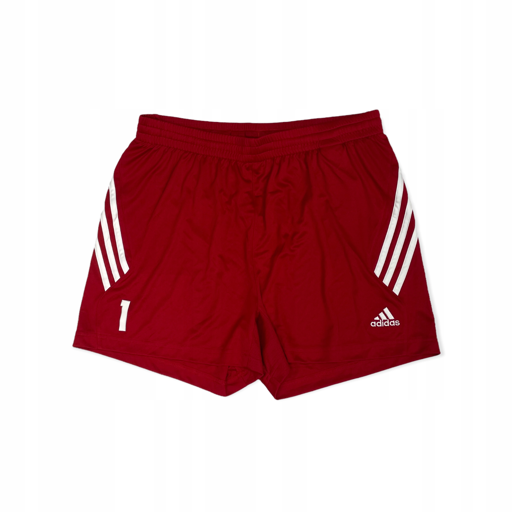 Spodenki czerwone szorty męskie siatka Adidas M