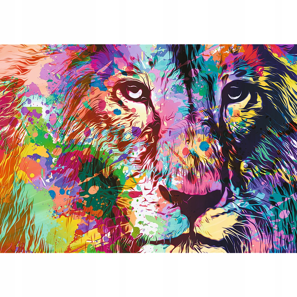 

Puzzle 1000 Układanka Zwierzęta Kot Lew 12+ Trefl