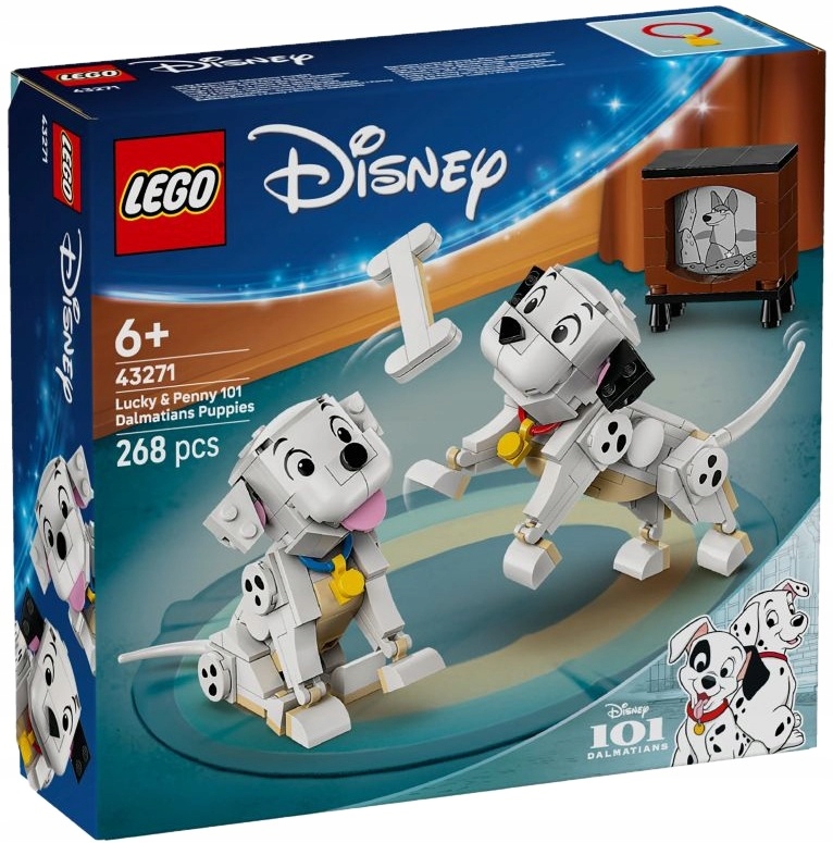 101 dalmatinů stavebnice Lego Disney Štěňata Šťastný a Penny